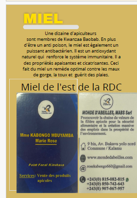 Miel de l'Est — Kwanzaa Baobab
